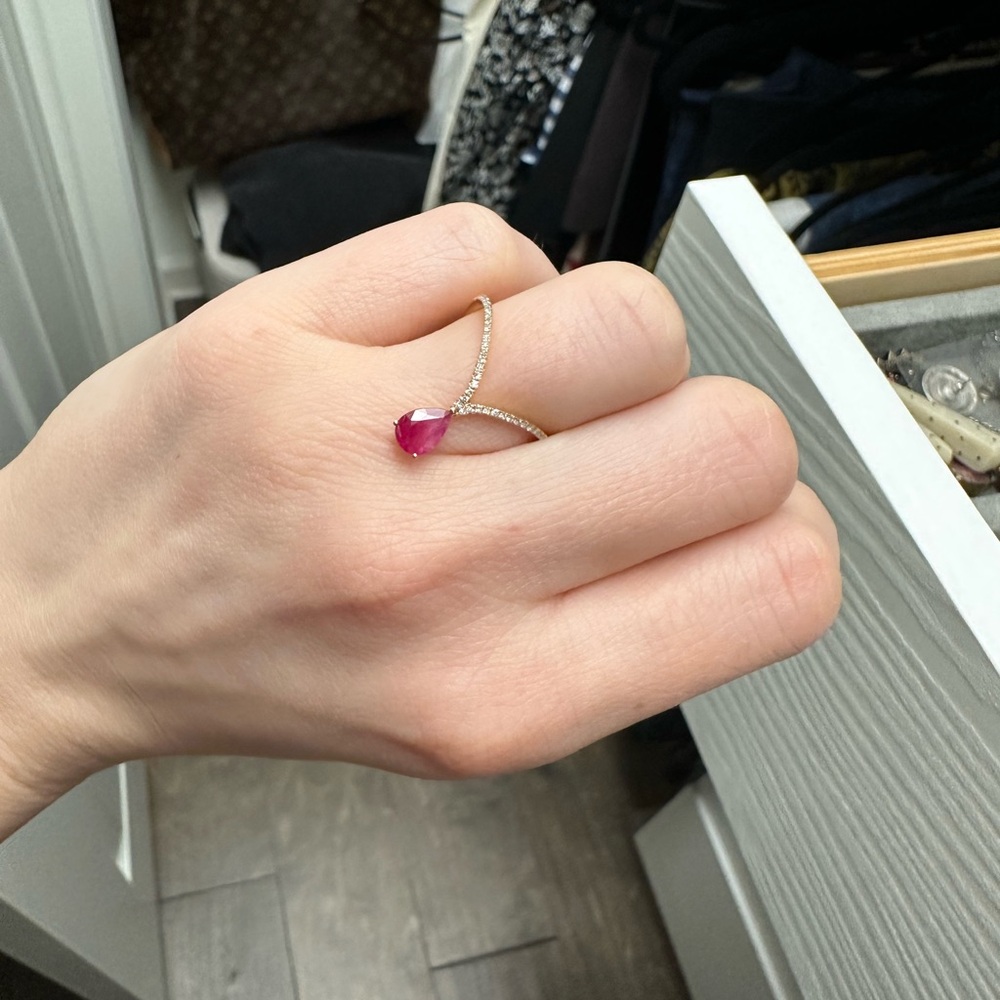 Rose Gold Greek Ring